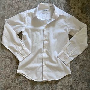 Calvin Klein kids button down formal shirt-12slim